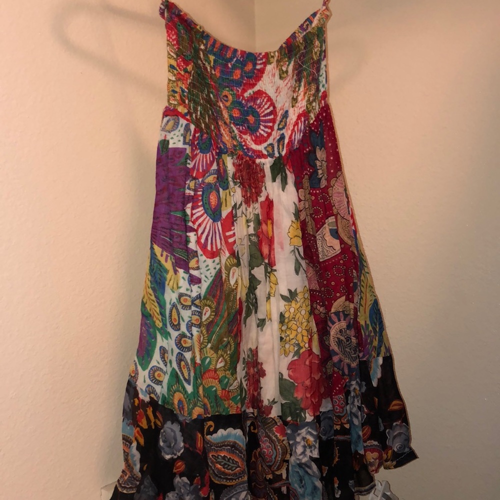 Etc Colorful Sleeveless Dress